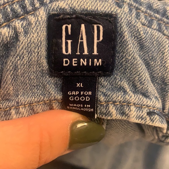 Denim overall shorts - Picture 4 of 4